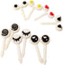 Honbay 30PCS Eye Food Toothpicks, Fruit Forks, Cupcake Picks for Party Cake Decoration Supplies