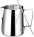 12oz Milk Frothing Pitcher - 304 Stainless Steel Milk Frother Cup with Clear Scale for Barista Accessories