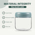 6-pack 10oz NETANY Glass jars with Airtight Lids, Overnight Oats Containers with Lids, Wide mouth Mason Salad jars