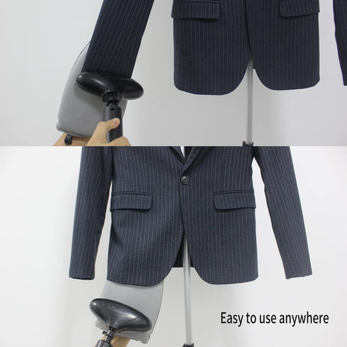 Garment Steamer Ironing Gloves with Finger Loop, Anti Steam Gloves for Hanging and Standing Ironing Machines (Grey).