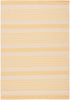 SAFAVIEH Courtyard Collection 2'7" x 5' Gold/Beige CY6062 Stripe Indoor/Outdoor Area Rug - Waterproof Easy-Cleaning