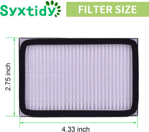4 Pack HEPA Vacuum Filters - Compatible with Kenmore EF-2, 86880, 20-86880, 40320, 610445