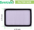 4 Pack HEPA Vacuum Filters - Compatible with Kenmore EF-2, 86880, 20-86880, 40320, 610445