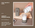 Set, 6 2packBrown Stainless Steel Rechargeable Electric Salt and Pepper Grinder USB Charging with Dust Cover