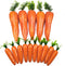 Fake Carrots,15 Pcs Plastic Carrot Easter Decor, Lifelike Fake Vegetables Mini Carrots
