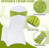 MDS Pack 10 of Spandex Chair Sashes Bow Premium Stretch Chair Cover Band with Buckle Slider Universal fits Elastic