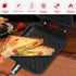GEZICHTA Mini Waffle Maker, Grilled Sandwich Panini Maker, Nonstick Double Sided Frying Pan for Home Kitchen