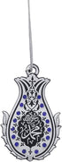 Muhammad Turkish Islamic Ottoman Double-Sided Allah Lalegul Car Rear View Mirror Hanger Medallion Pendant Accessory