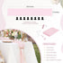 Chiffon Table Runner 27x120 Inches Pink Rustic Sheer Fabric for Wedding, Baby Shower, Birthday Party Decoration