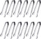 JCREN 12 Pack Serving Tongs, Small Food-Grade 304 Stainless Steel Utensils for Catering & Parties