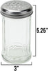 1 Pack 12oz. of Spice & Cheese Shaker|Glass Jar, Metal Lid & Extra Large Holes for Parmesan & Spices by Back of House