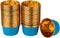 Restaurantware Panificio 3.5 Ounce Baking Cups, 50 Greaseproof Foil Cups, Oven-Ready Blue Muffin Liners