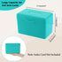 BTSKY 1 Pack 4 x 6 inch Index Card Box - Index Card Holder Notecard Box Recipe Card Box Plastic Storage Organizer for Filling Index Cards, Note Cards, Flashcards, Recipes, Green(Not Include Cards) by BTSKY