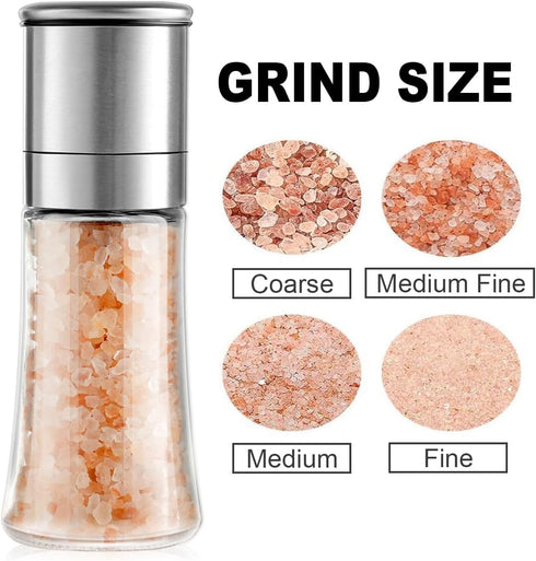 Set Salt Grinder Pepper Mill, and (Single Grinder)