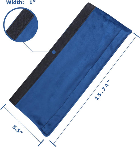 3PCS Refrigerator Door Handle Covers Kitchen Decor Keep Appliance Clean Anti-Static Stains for Fridge Dishwashers Velvet(Blue ) by Daixers