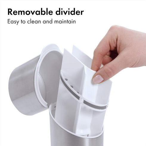 Countertop, OXO Good Grips Stainless Steel Toothbrush Organizer, Bathroom Organizer and Storage, Toothbrush Holder