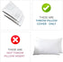 TAOSON Set of 2 100% Cotton Solid Canvas Decorative Throw Pillow Cover - Cushion Covers for Sofa Couch Bed Chair Only