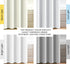 H.VERSAILTEX White Curtain, 84 inches Long Thermal Insulated Window Treatment Panel for Living Room