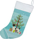 Caroline's Treasures CK3567CS Toy Fox Terrier Christmas Tree Stocking, Fireplace Hanging Stockings for Holiday Decor