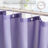 KGORGE Bath Shower Curtain, Waterproof Farmhouse Shower Curtains, 72 Wide x 72 Long, Purple and Grey