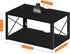 2 Homode Floating Nightstand, Tier Wall Mounted Nightstand with Cable Hole, Wooden Floating Bedside Table, Bedside Wall