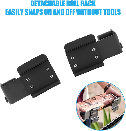 BAC644 LS'BABQ Adjustable Paper Towels Holder for Traeger Grills P.A.L. Pop-and-Lock Roll Rack,Grill Accessories