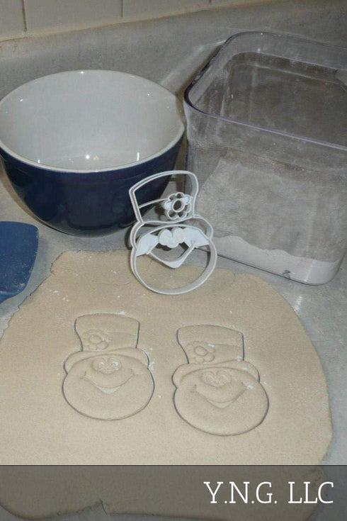 Frosty Themed Snowman Face Head Movie TV Character Christmas Cookie Cutter Made in USA