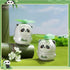 Rechargeable Mini Panda Fan, Cute Animal Tabletop Decoration, Small Desk Fan for Bedside Bookshelf Car Mounted