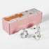 Picowe Set of 12 Alloy Napkin Rings, Hollow Out Flower Holders for Wedding Party Holiday Banquet Decor