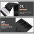 Luxshiny European Style Wine Racks | Countertop Wine Bottle Display Mat | Black Wine Holders Storage Organizer for