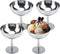 Hapivida Ice Cream Cup, 4Pcs Stainless Steel Serving Dessert Bowls Cups Sauce