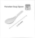 JapanBargain 1572x4, White Porcelain Asian Soup Spoons Japaese Chinese Rice Spoons Soba Spoons Pho Spoons Wonton Spoons, Pack of 4