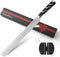 Carving Knife, 12 Inch Slicing Knife for Meat, Premium German Steel Brisket Knife with ABS Handle, Sheath & Case