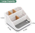 Bathroom Toothbrush Holders for Countertop, Electric Toothbrush Organizer with 6 Slots for Family