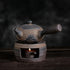 Hemoton Ceramic Tea Warmer, Teapot Warmer Candle Stand for Heating Tea