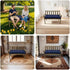 FLYSWUP 47.2x19.6) Indoor/Outdoor Bench Cushion, Garden Loveseat Cushion, Swing Seat Cushion,Thicken Patio Bench Soft