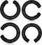 4PCS Refrigerator Door Hinge Shims, Height Adjustment Kits for Samsung 3282540 DA60-00314C PS6448337 AP5668209
