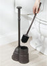 Set Set mDesign Plunger and Brush for Toilet Bowl - Hidden, Modern Toilet Brush and Plunger with Caddy - Brush Cleaner