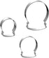Christmas Winter Snow Globe Cookie Cutter Set, 3 Pieces in Graduated Size, Stainless Steel