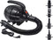 BOMPOW Electric Air Pump for Inflatables, AC (110V), 600W, 20L/min, Black, 4 Detachable Nozzles
