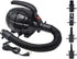 BOMPOW Electric Air Pump for Inflatables, AC (110V), 600W, 20L/min, Black, 4 Detachable Nozzles
