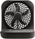 O2COOL Treva 5 Inch Battery Powered Fan, Portable Desk Fan with Compact Folding & Tilt Design, Black