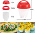 Silicone Egg Cooker, 6 Pieces Hard Boiled Egg Maker, BPA Free Non-Stick Egg Poacher for Fast Cooking