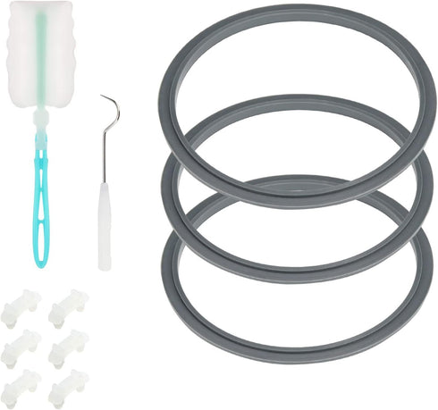 Blender Gasket Replacement Parts, Rubber O Ring for Nutribullet Blender 900W & 600W Series, 10 Pieces