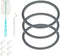 Blender Gasket Replacement Parts, Rubber O Ring for Nutribullet Blender 900W & 600W Series, 10 Pieces