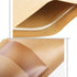 Kingrol 150 Count Kraft Paper Bags 5.9 x 8.6 Inch with Resealable Lock Seal Zipper & Transparent Window