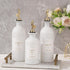 16oz Set, Set 2 (16oz HOMCDALY Olive Oil Dispenser for Kitchen, Glass Oil Bottles with Bamboo Tray, Gold Oil&Vinegar