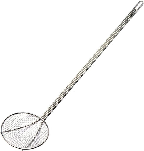 Bayou Classic 0196 36-in Mesh Skimmer, Perfect Accessory for Stockpots and Fry Pots, Silver