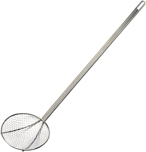 Bayou Classic 0196 36-in Mesh Skimmer, Perfect Accessory for Stockpots and Fry Pots, Silver