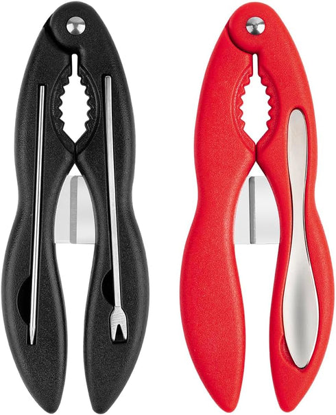 2PCS Crab Crackers and Tools Multifunctional Crab Leg Crackers Efficient Lobster Crackers